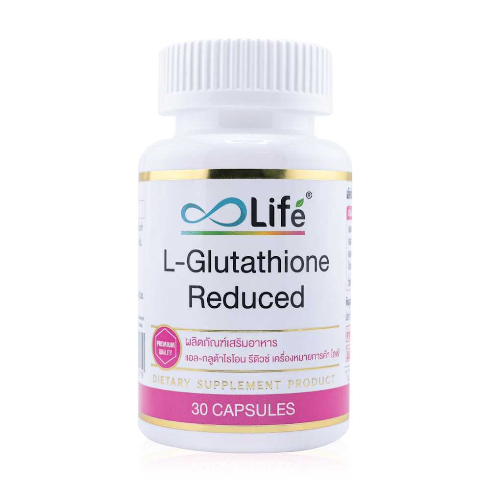 Life L-Glutathione Reduced 600mg 30 Capsules
