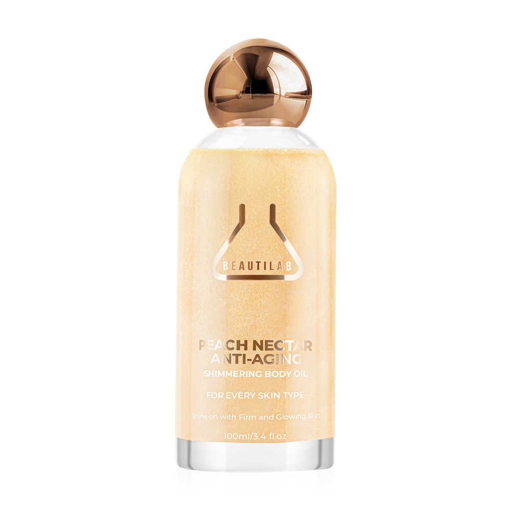 Beautilab Peach Nectar Anti-Aging Shimmering Body Oil 100ml
