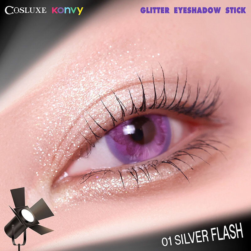 Cosluxe Wink To The Blink Glitter Eyeshadow Stick 3.2g #01 Silver Flash