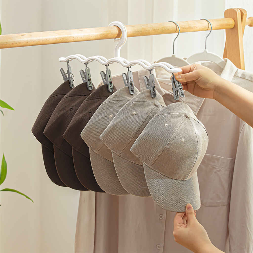 NaChuan Hat Rack 6 Hooks A0642-TC #White