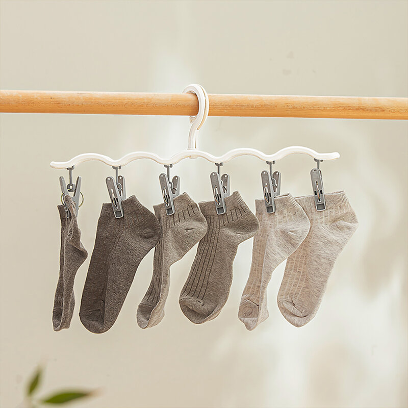 NaChuan Hat Rack 6 Hooks A0642-TC #White