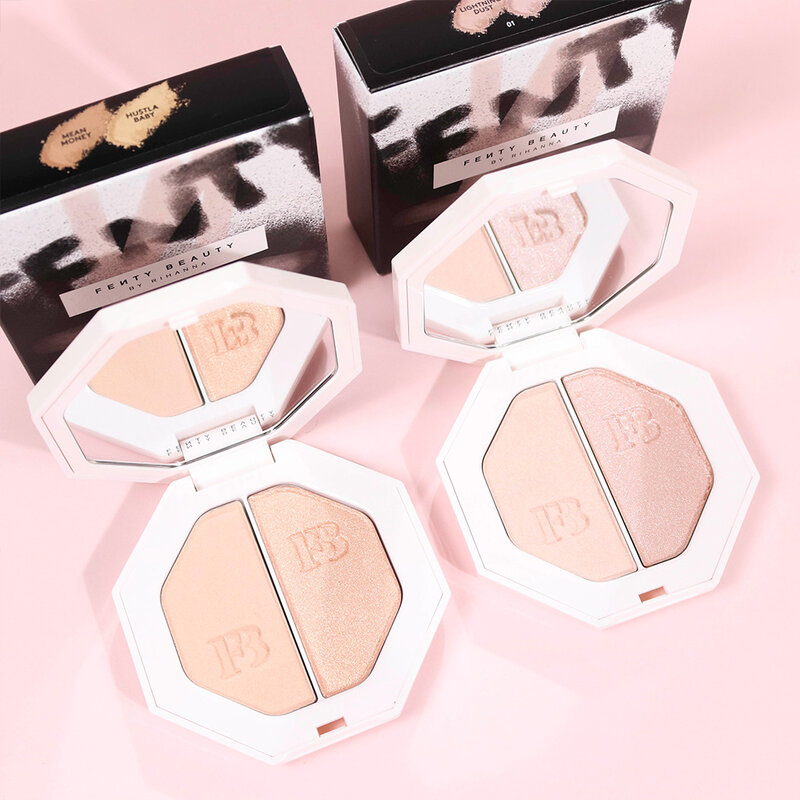Fenty Beauty Killawatt Freestyle Highlighter Duo [3.5gx2] #Lightning Dust+Fire Crystal