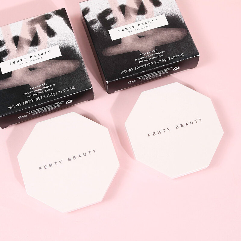 Fenty Beauty Killawatt Freestyle Highlighter Duo [3.5gx2] #Lightning Dust+Fire Crystal