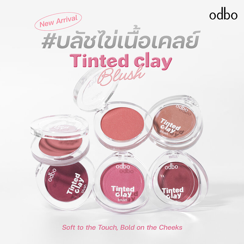 ODBO Tinted Clay Blush 5g #01 Rose Terra