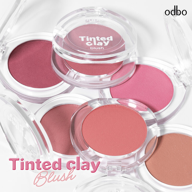 ODBO Tinted Clay Blush 5g #02 Sunbaked Peach