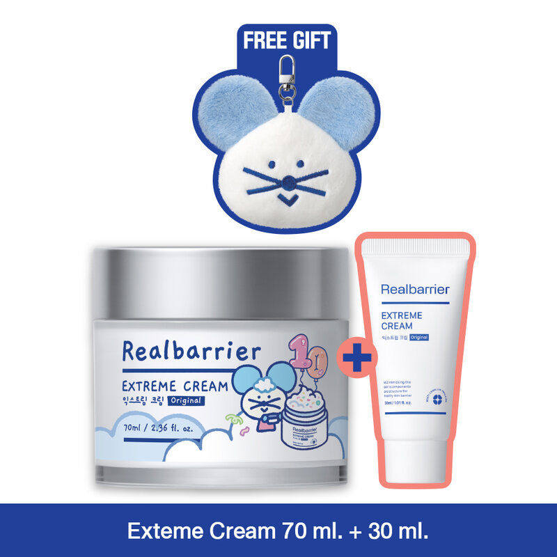 Real Barrier Extreme Cream Set [70ml + 30ml] [Free Gift Pogon 1pc]