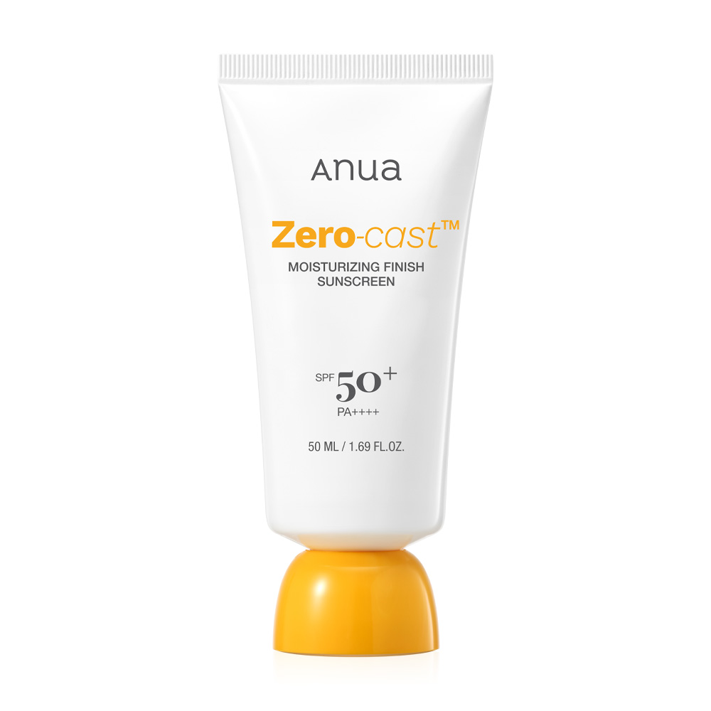 ANUA Zero-Cast Moisturizing Finish Sunscreen SPF50+ PA++++ 50ml