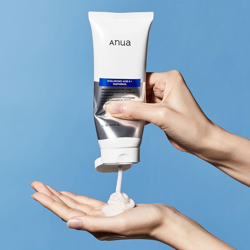 ANUA 8 Hyaluronic Acid Hydrating Gentle Foaming Cleanser 150ml