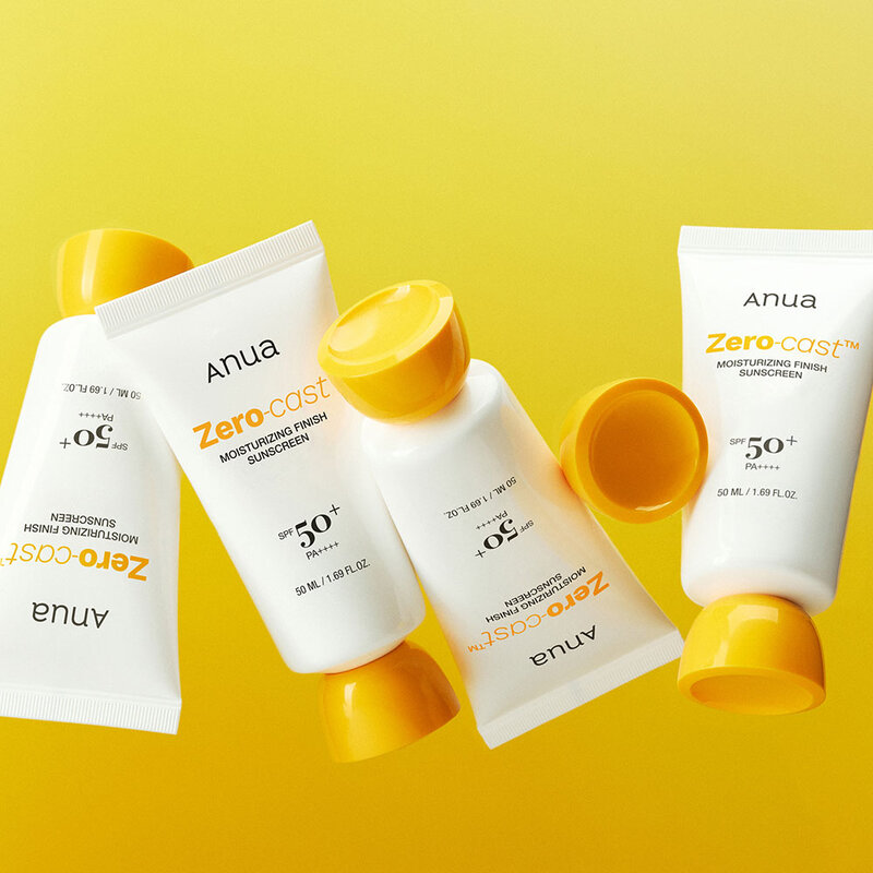 ANUA Zero-Cast Moisturizing Finish Sunscreen SPF50+ PA++++ 50ml