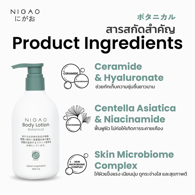 NIGAO Body Lotion Botanical 400ml