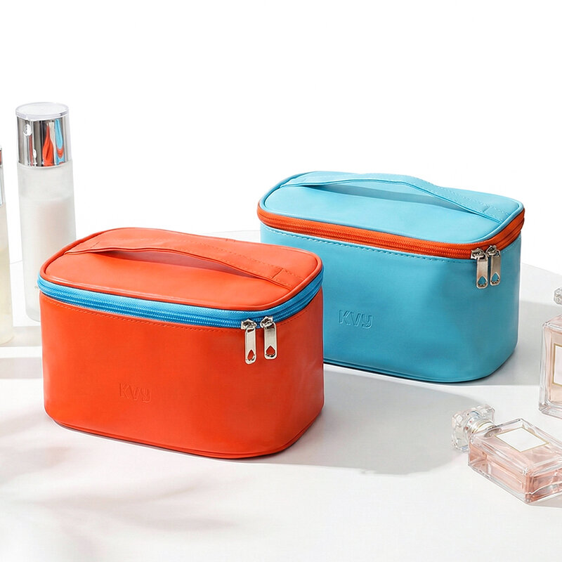 KVY Square Cosmetic Bag #Light Blue