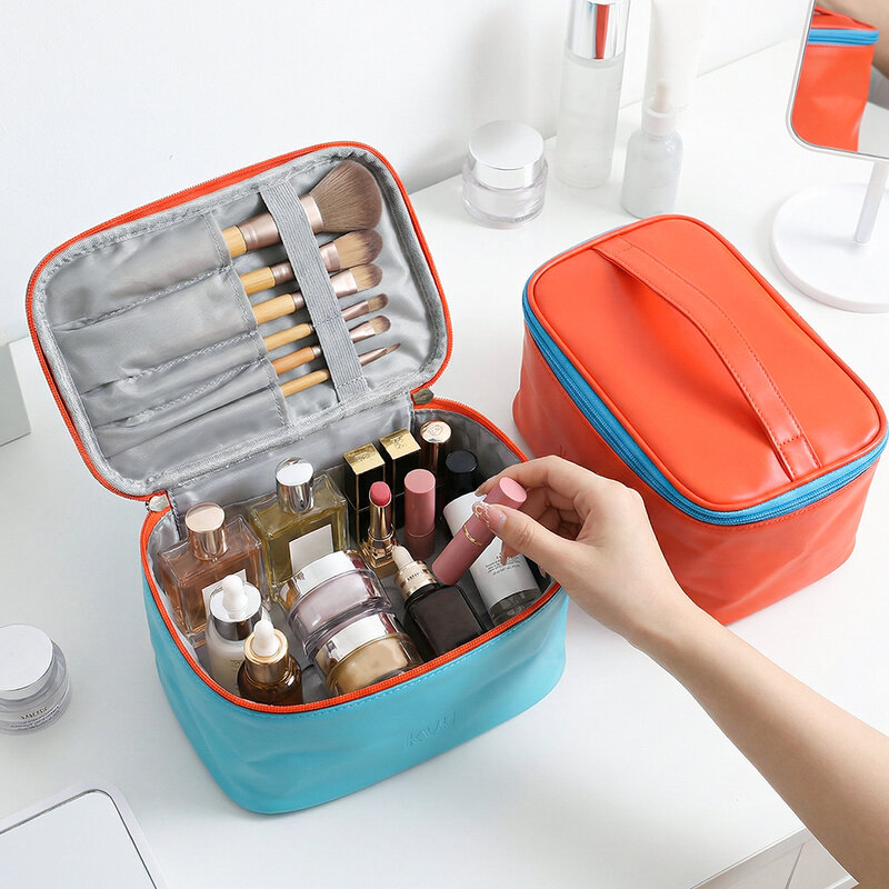 KVY Square Cosmetic Bag #Light Blue