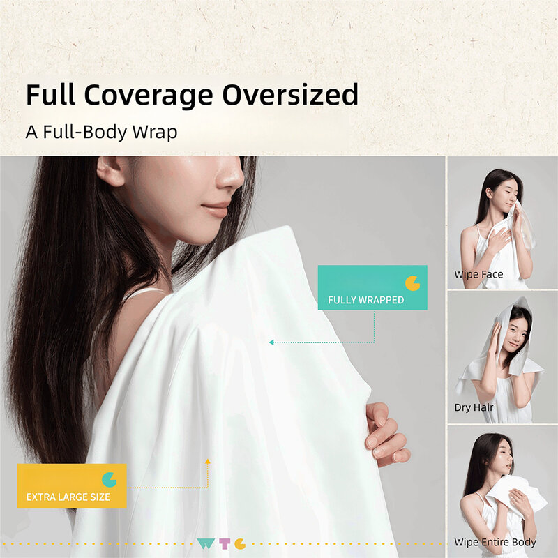 WAY TO GO Disposable Bath Towel 1pc