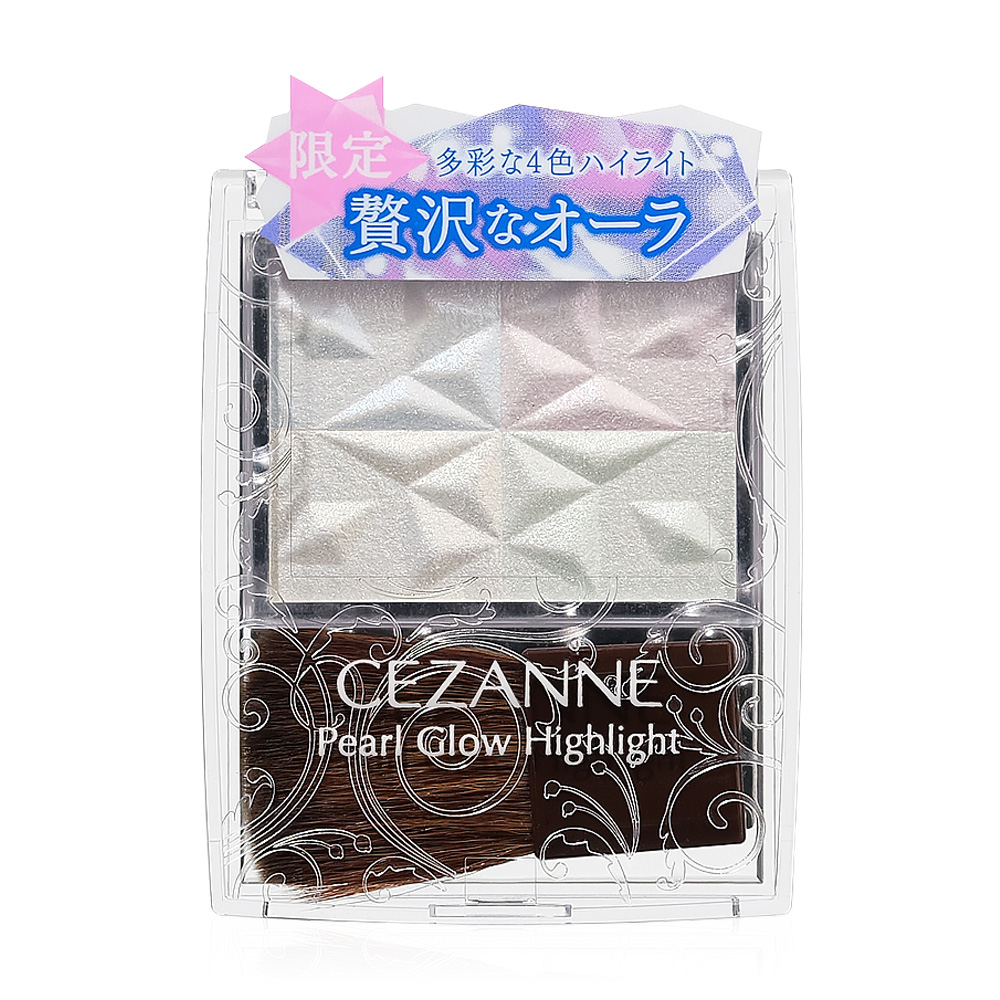 Cezanne Pearl Glow Highlight 2.8g #SP3 Snow Fantasy