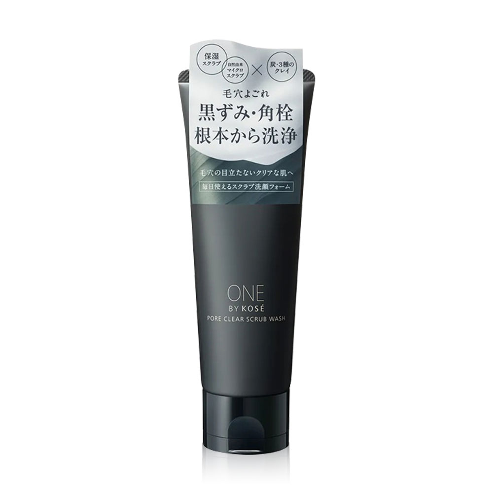 KOSE One By Kose Pore Clear Scrub Wash 130g