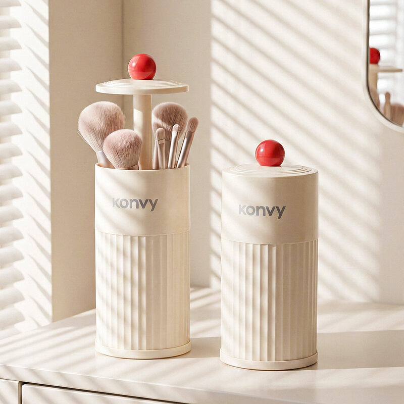Konvy Elevating Makeup Brush Holder #White