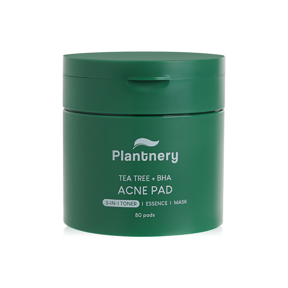 Plantnery Tea Tree + BHA Acne Pad 80 Pads