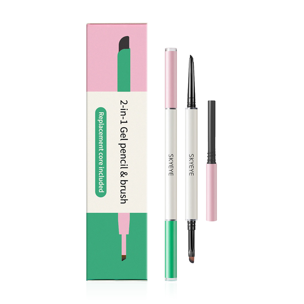 SKYMI 2-in-1 Gel Pencil & Brush 0.05g + Refill 0.05g #Black