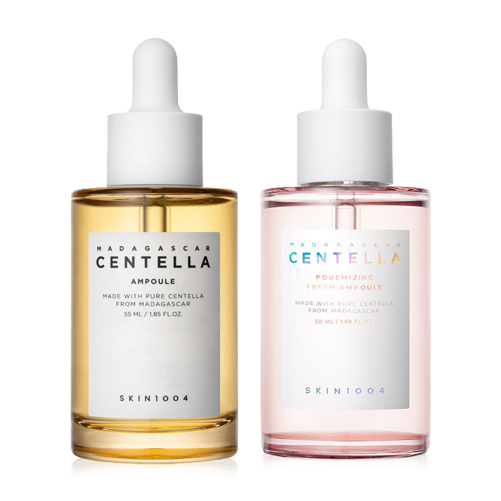SKIN1004 Set 2Item Madagascar Centella Ampoule 55ml + Madagascar Centella Poremizing Fresh Ampoule 50ml