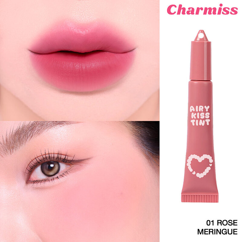 Charmiss Airy Kiss Tint Matte Lip & Cheek 6g #01 Rose Meringue