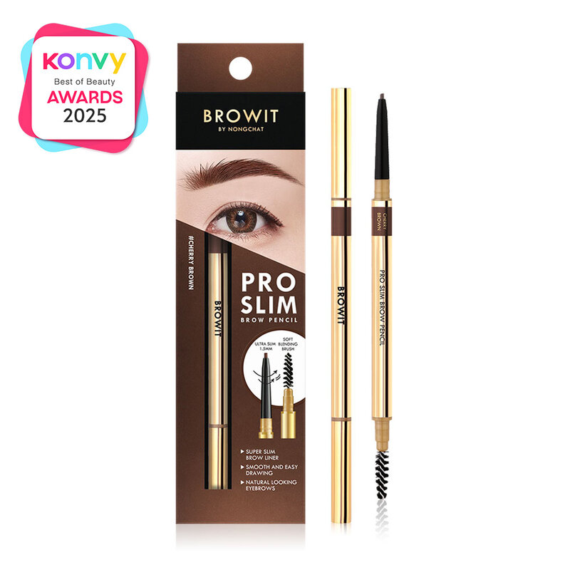 Browit Pro Slim Brow Pencil 0.06g #Cherry Brown [Y2021]