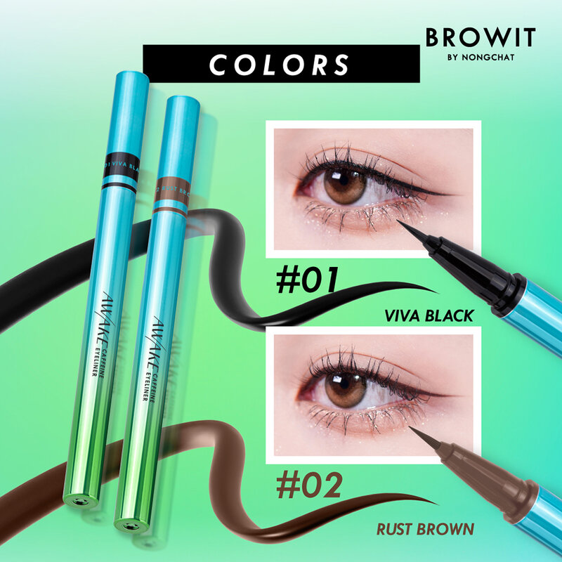 Browit Awake Caffeine Eyeliner 0.5ml #Viva Black