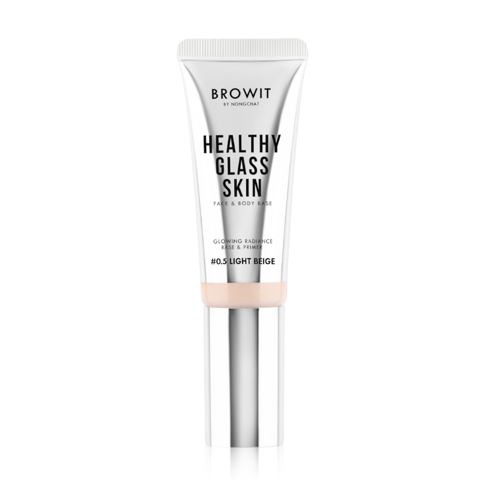 Browit Healthy Glass Skin Face & Body Base 24ml #0.5 Light Beige