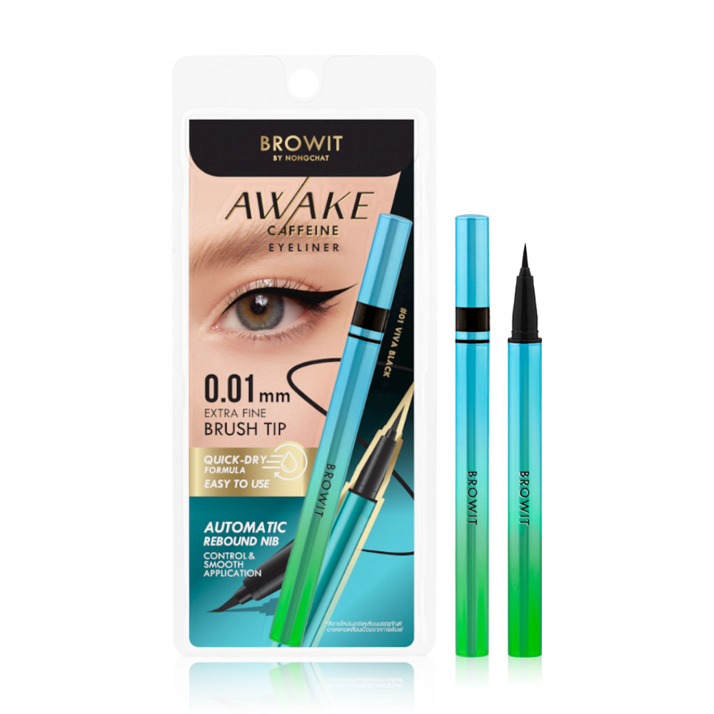 Browit Awake Caffeine Eyeliner 0.5ml #Viva Black