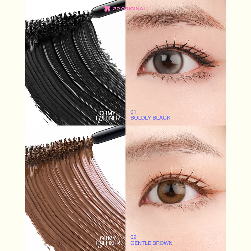 2P Original Oh My Mascara 7g #01 Boldly Black