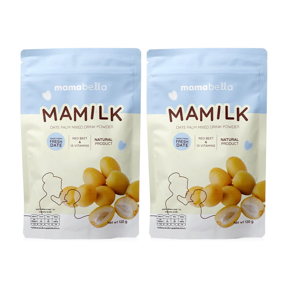 Mamabella Date Palm Mixed Drink Powder Mamilk [120g x 2pcs]