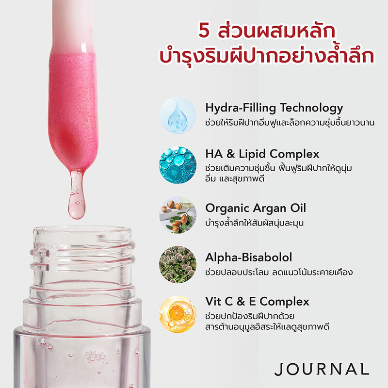 Journal Bussarakham Lip Oil 5ml