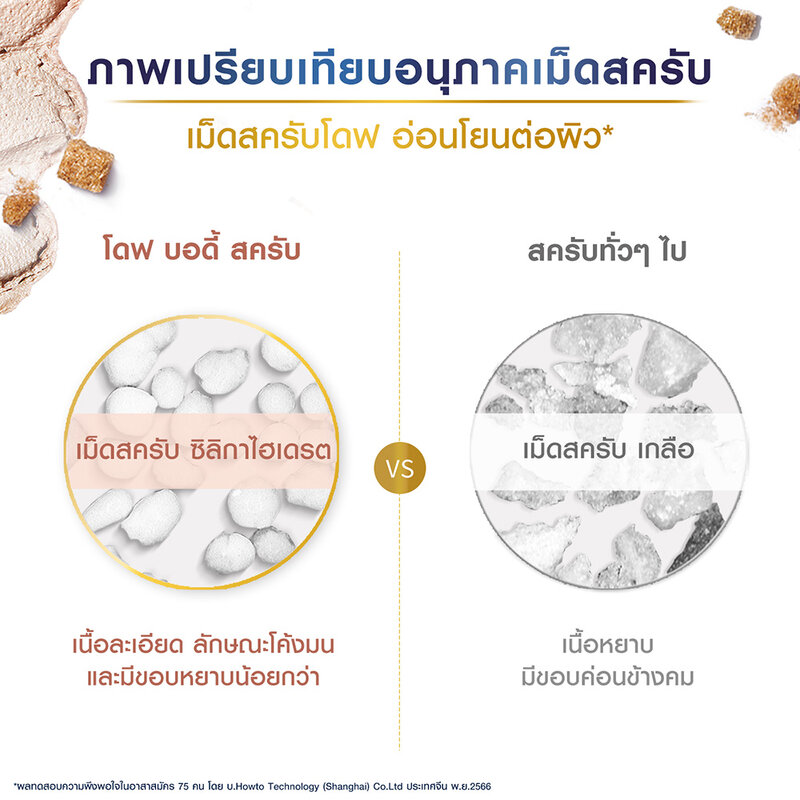 Dove Sugar Coconut Body Scrub [280g x 2pcs]