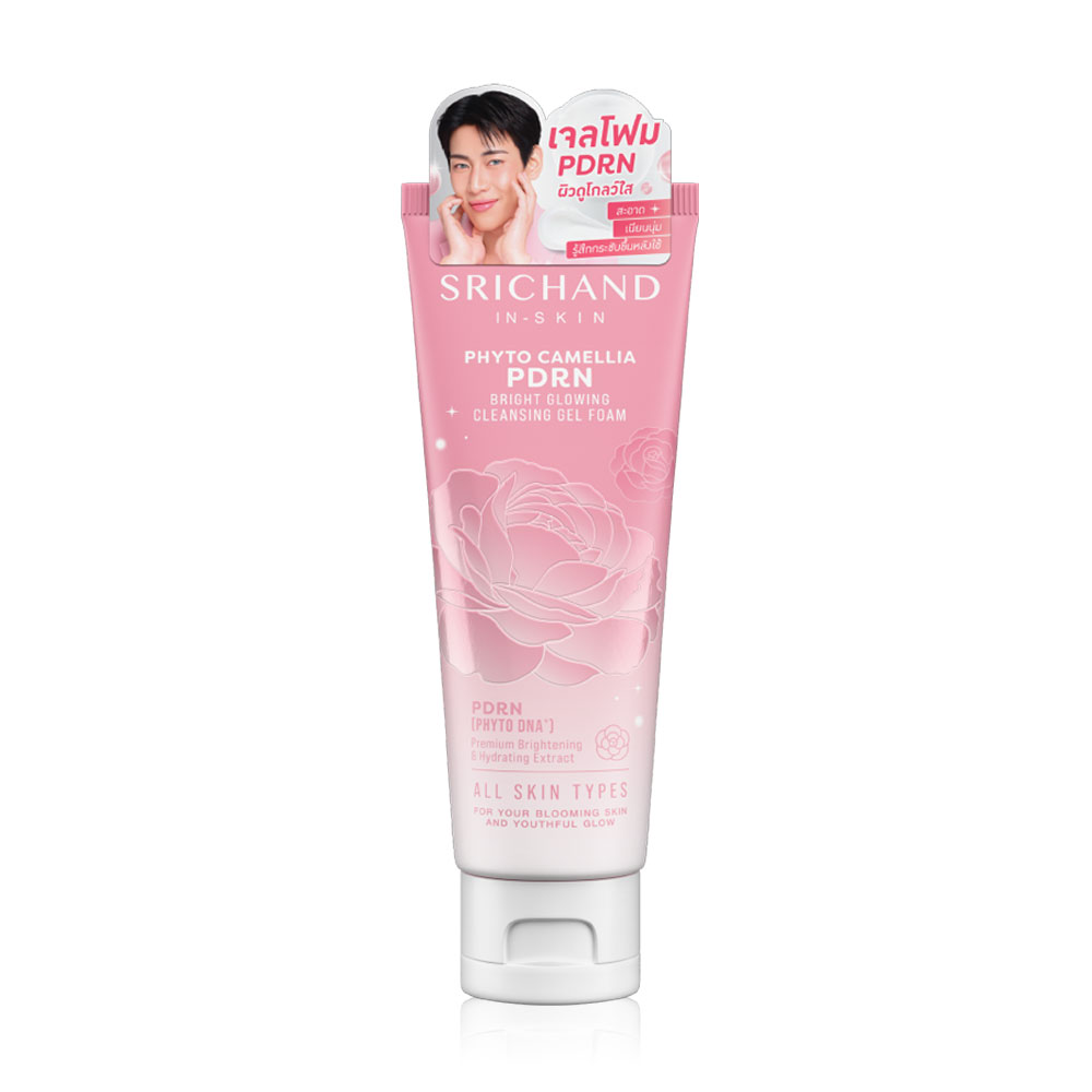 Srichand Phyto Camellia PDRN Bright Glowing Cleansing Gel Foam 100ml