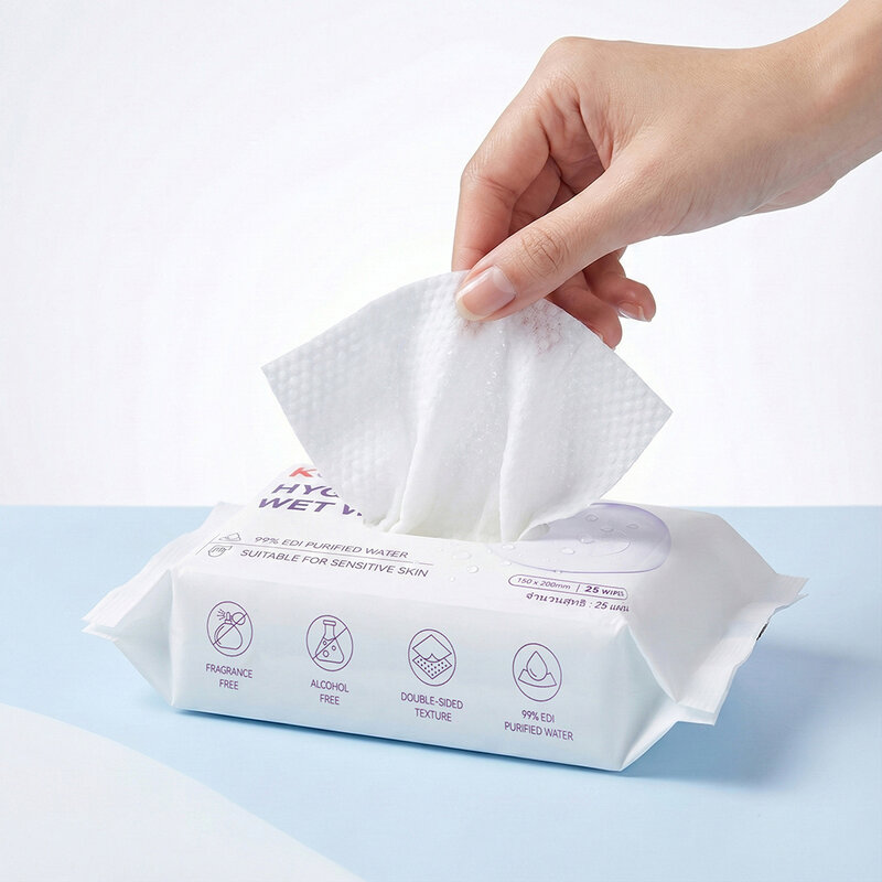 Konvy Hygiene Wet Wipes 25 Sheets