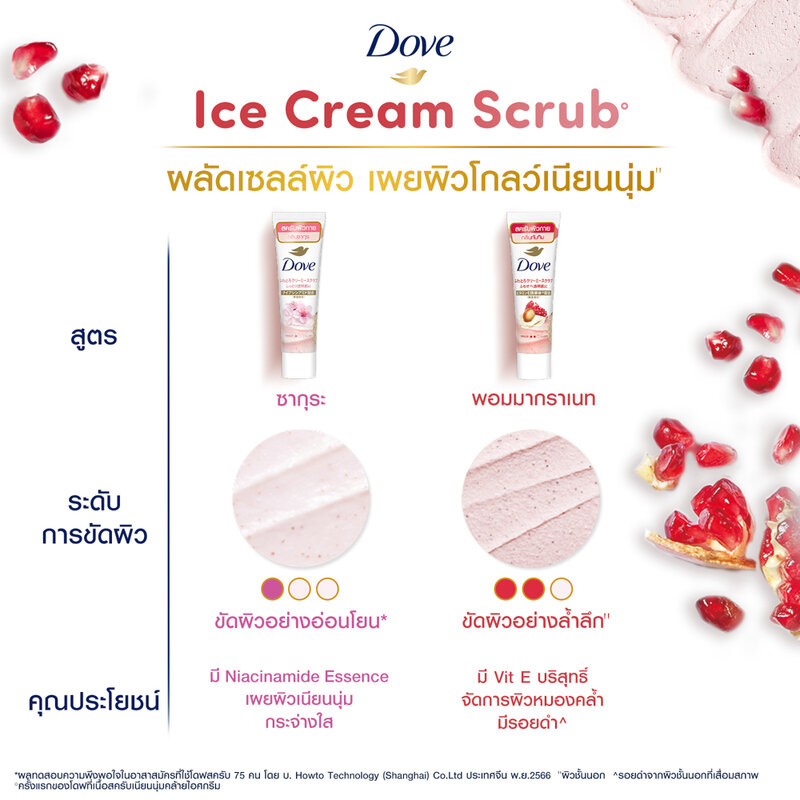 Dove Sakura Body Scrub 50g