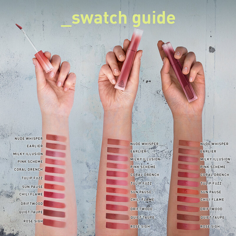 3CE Misty Lip Bare 4.6g #Rose Sigh