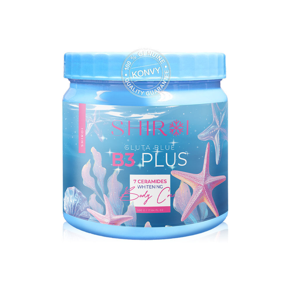 Shiroi Gluta Blue B3 Plus 7 Ceramides Whitening Body Cream 500g